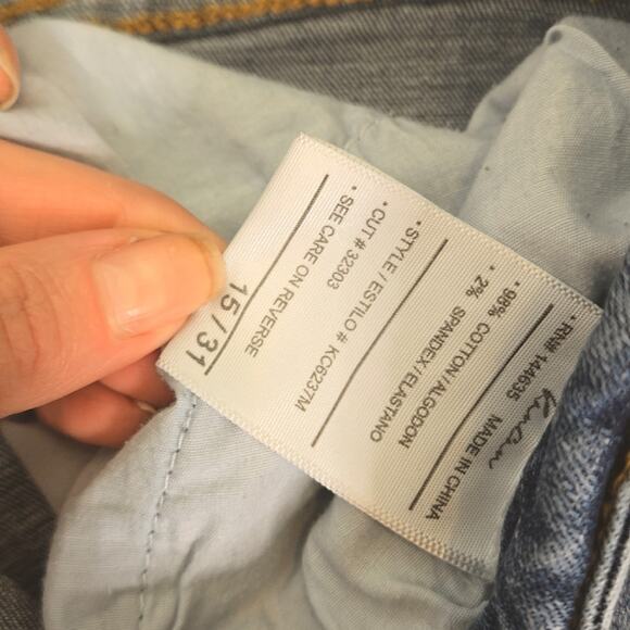 Kancan women's distressed cropped jeans size 15/31 - Picture 4 of 6